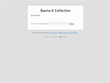 Tablet Screenshot of basmakcollection.com